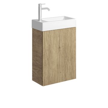 Minka 450 Wall-Hung Vanity, No Overflow, Scandi Oak by Fienza