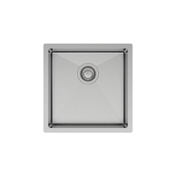 Hana 32L Single Kitchen Sink, Stainless Steel by Fienza