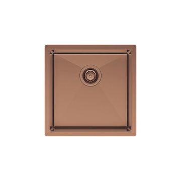 Hana 32L Single Kitchen Sink, Brushed Copper by Fienza