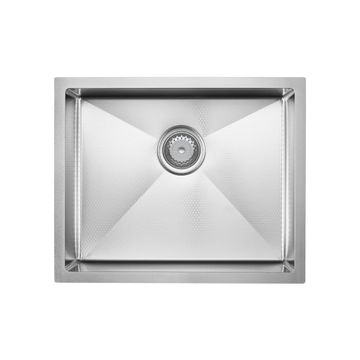 Hana Anti-Scratch 40L Single Kitchen Sink, Stainless Steel by Fienza