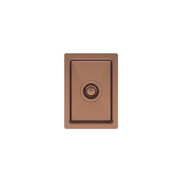 Hana 10L Single Kitchen Sink, Brushed Copper by Fienza