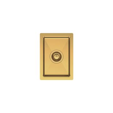Hana 10L Single Kitchen Sink, Rugged Brass by Fienza
