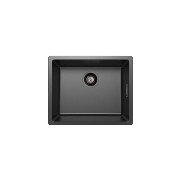 Kuro Granite 38L Single Bowl Kitchen Sink, Matte Black by Fienza