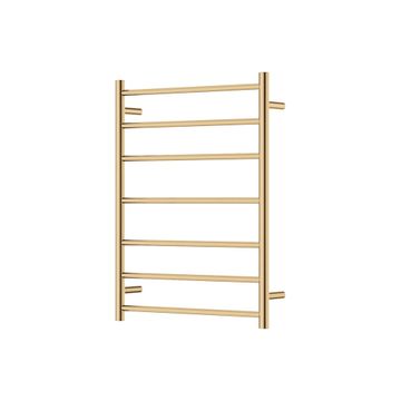 Isabella Heated Towel Rail, 600 x 800mm, Urban Brass by Fienza