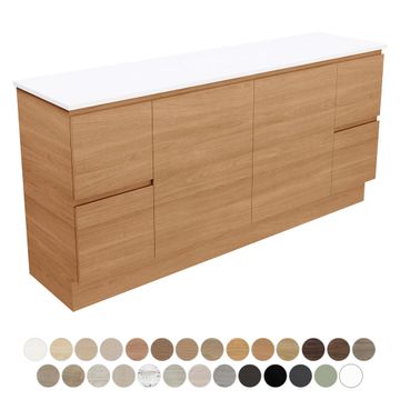 Carmen Door & Drawer 1800 Single Bowl Floor Standing Vanity by Fienza