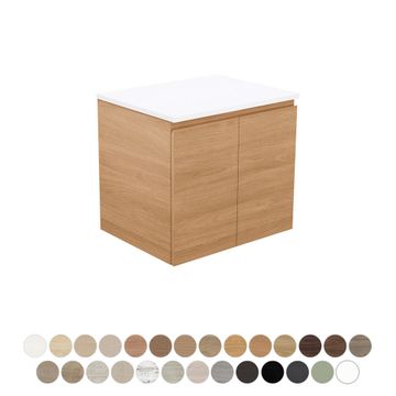 Carmen Door 600 Wall Hung Vanity by Fienza