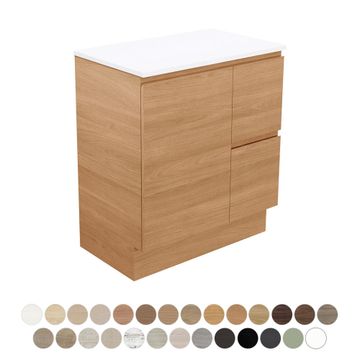 Carmen Door & Drawer 750 Floor Standing Vanity by Fienza