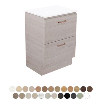 Carmen All Drawer 600 Floor Standing Vanity by Fienza