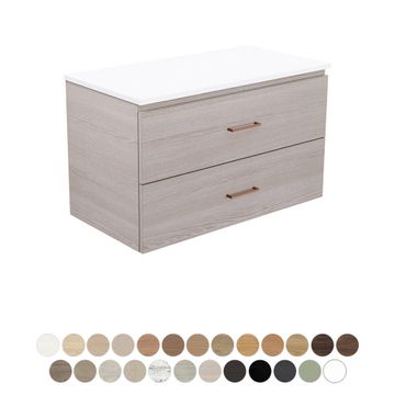 Carmen All Drawer 900 Wall Hung Vanity by Fienza