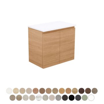 Carmen Ensuite Door 600 Wall Hung Vanity by Fienza