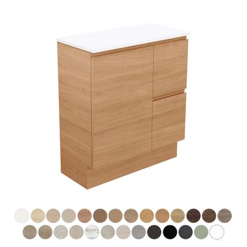 Carmen Ensuite Door & Drawer 750 Floor Standing Vanity by Fienza