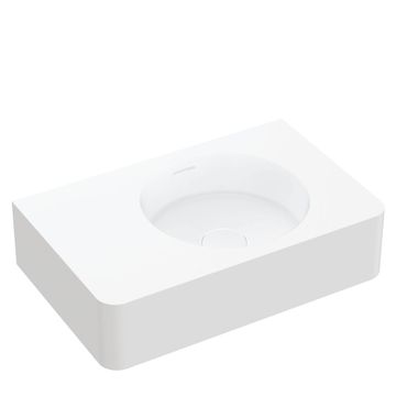 Encanto 470 Solid Surface Wall Basin, No Tap Hole by Fienza