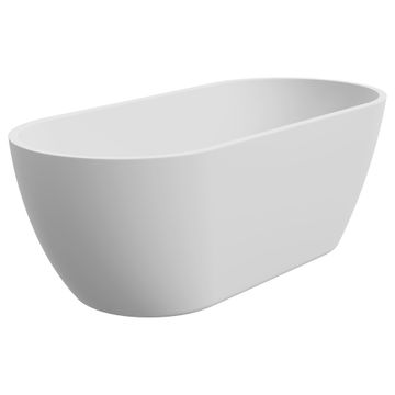 Koko Freestanding Acrylic Bath, 1680mm, Matte White by Fienza