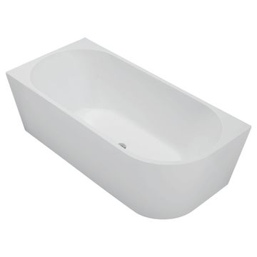 Isabella Right-Hand Acrylic Corner Bath, Matte White, 1700mm by Fienza