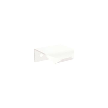 Edge 40mm Curved Pull Handle, Matte White by Fienza