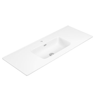 Joli Matte Full Depth Ceramic Basin Top 1200mm 1TH by Fienza