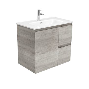 Joli Edge Industrial 750 Wall-Hung Vanity by Fienza