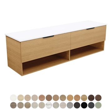 Kassi 1800 Single Bowl Wall Hung Vanity by Fienza