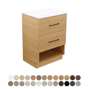 Kassi All Drawer 600 Floor Standing Vanity by Fienza