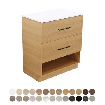 Kassi All Drawer 750 Floor Standing Vanity by Fienza