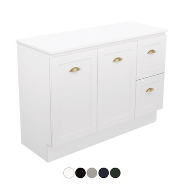 Newport Door & Drawer 1200 Single Bowl Floor Standing Vanity by Fienza