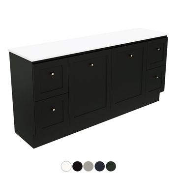 Newport Door & Drawer 1800 Single Bowl Floor Standing Vanity by Fienza