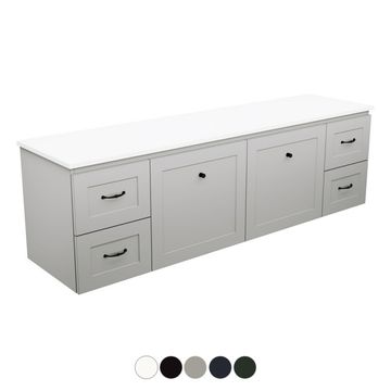 Newport Door & Drawer 1800 Single Bowl Wall Hung Vanity by Fienza
