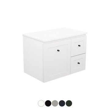 Newport Door & Drawer 750 Wall Hung Vanity by Fienza