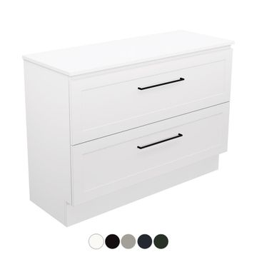 Newport All Drawer 1200 Single Bowl Floor Standing Vanity by Fienza