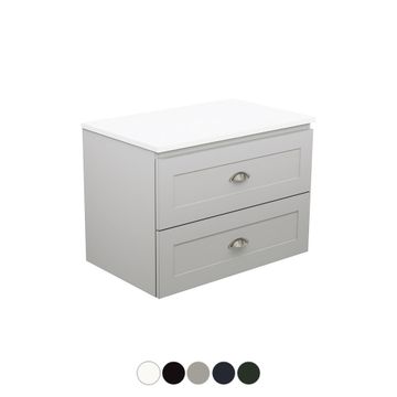 Newport All Drawer 750 Wall Hung Vanity by Fienza