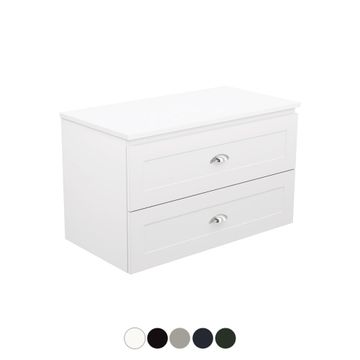 Newport All Drawer 900 Wall Hung Vanity by Fienza