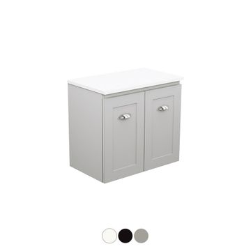 Newport Ensuite Door 600 Wall Hung Vanity by Fienza
