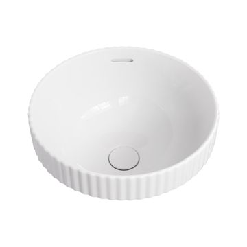 Eleanor Round Semi-Inset Basin, Gloss White by Fienza