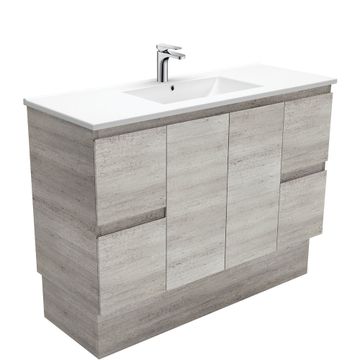 Dolce Edge Industrial 1200 Vanity On Kickboard by Fienza