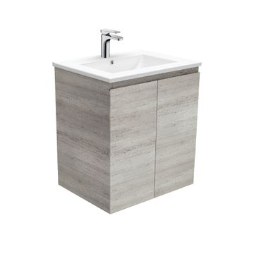 Dolce Edge Industrial 600 Wall-Hung Vanity by Fienza