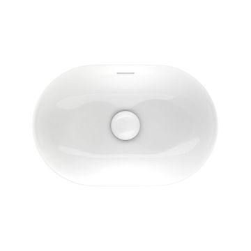Aluca Pill Semi-Inset Basin, Gloss White by Fienza - view 3