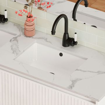 Koko Undermount Basin, Gloss White by Fienza - view 2