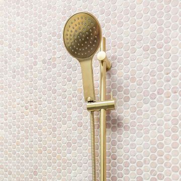 Kaya Rail Shower, Urban Brass by Fienza - view 5