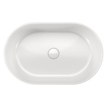 Aluca Pill Above Counter Basin, Gloss White by Fienza - view 2
