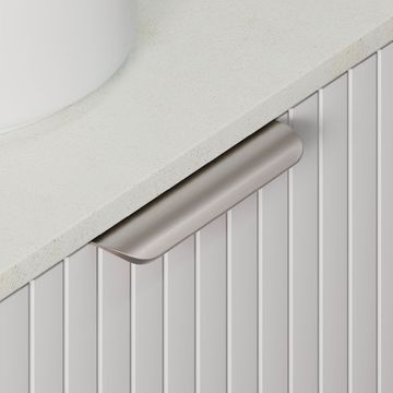 Edge 40mm Curved Pull Handle, Brushed Nickel by Fienza - view 2