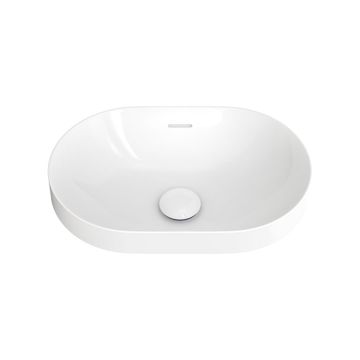 Aluca Pill Semi-Inset Basin, Gloss White by Fienza - view 2