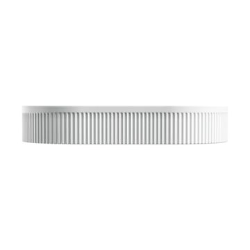 Eleanor Oval Above Counter Fluted Basin, Matte White by Fienza - view 3