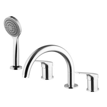 Deck mounted bath mixer F3784/4N by FIMA Carlo Frattini