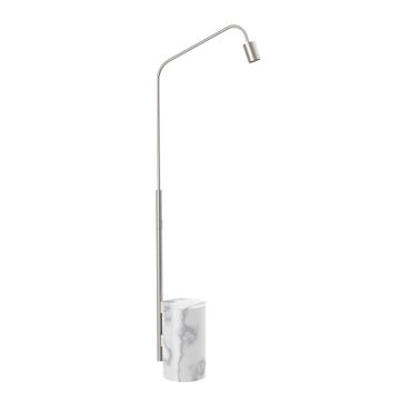 Freestanding shower column MARMOREA with white marble Carrara base F5971RB by FIMA Carlo Frattini