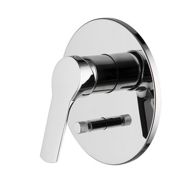 Single lever bath and shower mixer for concealed installation with 2 outlets diverter F3769X2 by FIMA Carlo Frattini