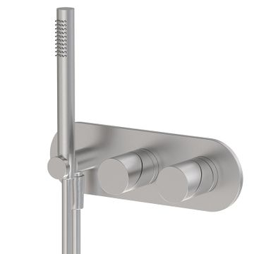 Single lever bath and shower mixer for concealed installation 2 outlets with shower set F5819WX2 by FIMA Carlo Frattini