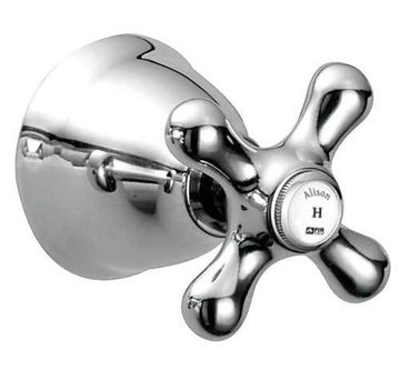 Alison 33 External part for wall-mounted built-in straight stop hot by Fir Italia