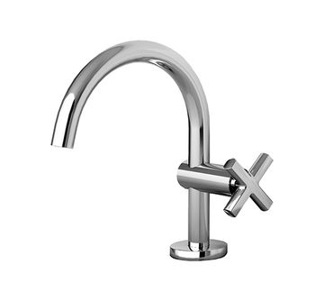 Eveleen 39 Wash basin mixer, 226 mm high, center distance 172 mm long, without pop-up drain by Fir Italia