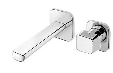 Daily Cube 45 External part for wall-mounted built-in basin mixer, 200 mm long, center distance 180 mm long by Fir Italia