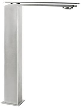 PlaySteel 58 Wash basin mixer, 304 mm high, center distance 160 mm long, without pop-up drain by Fir Italia